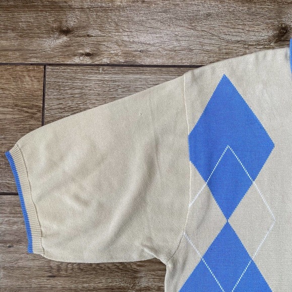 Vintage Phat Farm Argyle Sweater Size XXXL 3XL - Picture 5 of 12